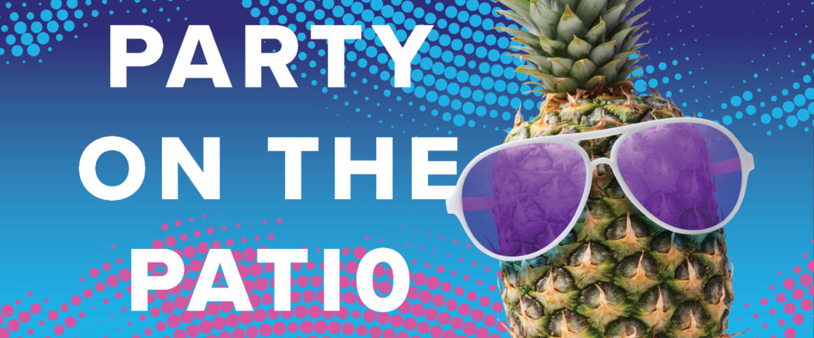 2023 August Party on the Patio - Newsletter Header